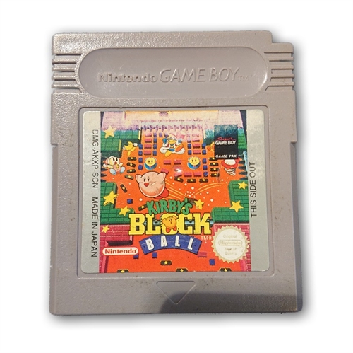 Kirby's Block Ball - Gameboy original (B-Grade) (Genbrug)